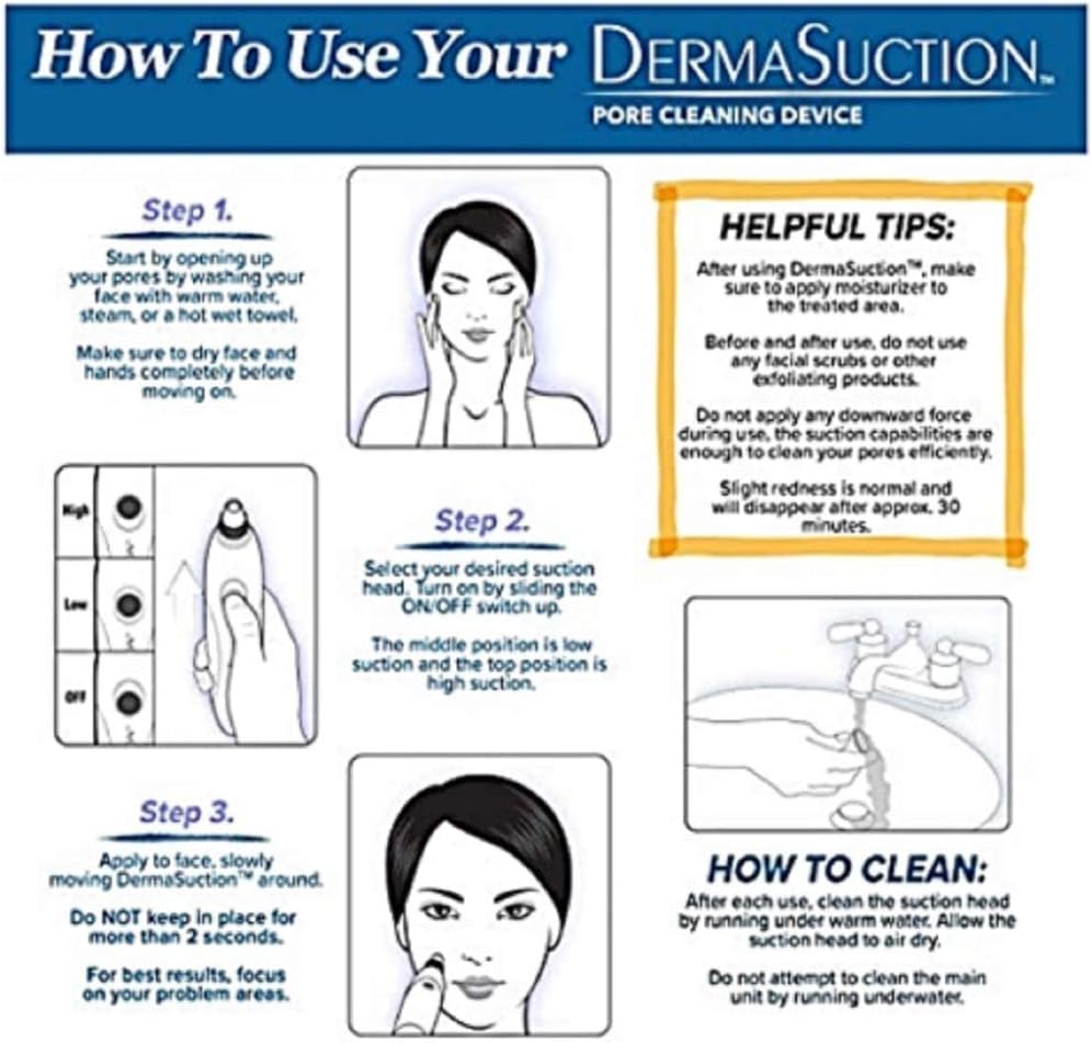 Derma Suction Pore Cleaning Device